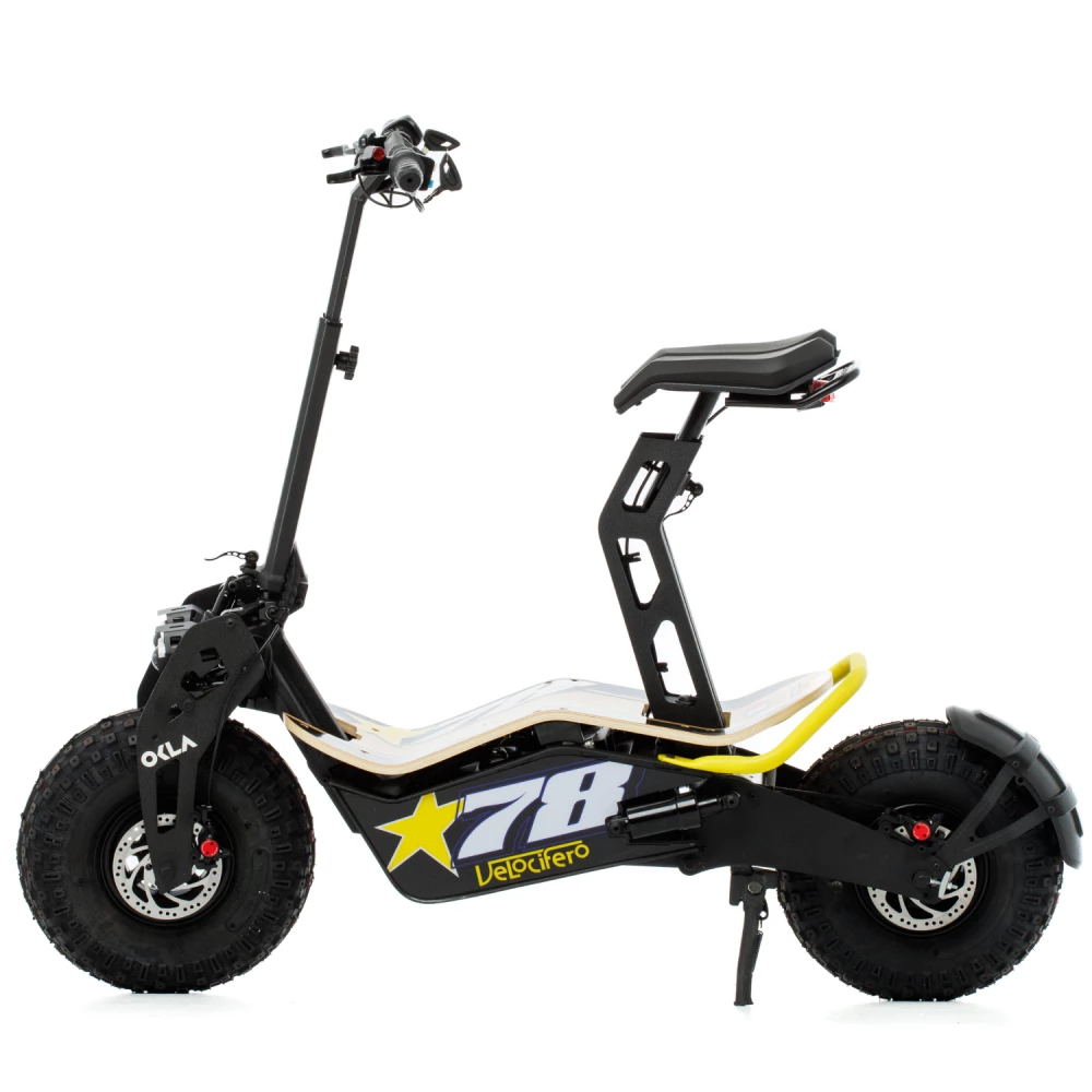 Электросамокат Velocifero MAD 2000W (NO.78) с сиденьем — изображение 3